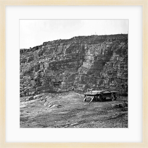 Limestone Quarries at Scarlett, near Castletown, Isle of Man by George Bellett Cowen